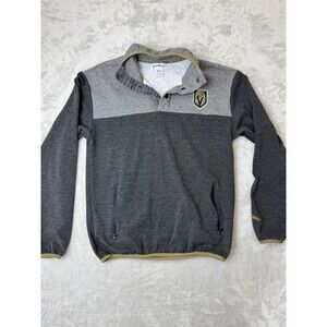Vegas Golden Knights Station Casinos Fleece Pullover Adult Small Gray NHL